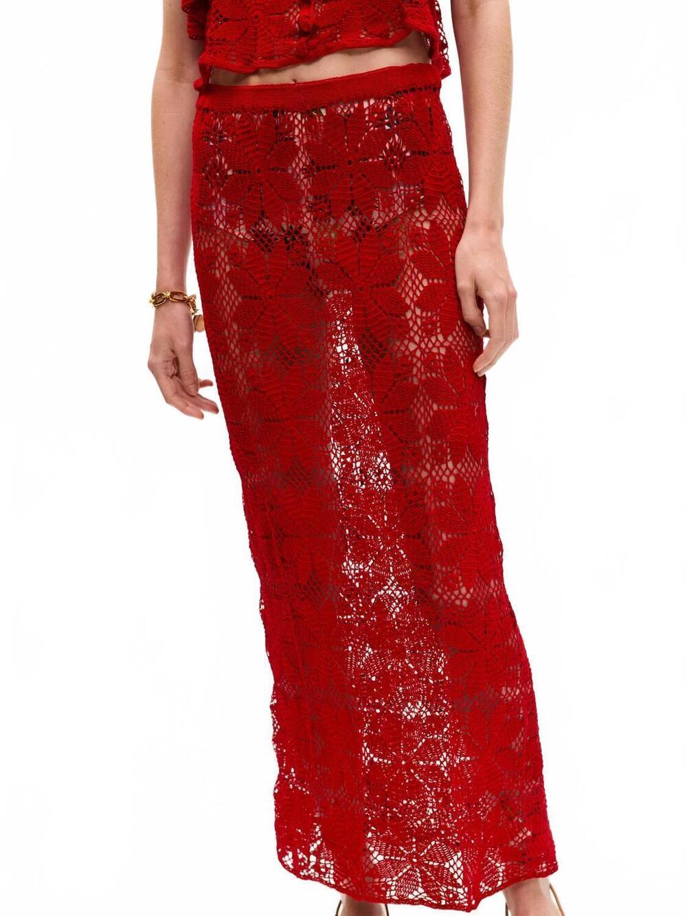 NEW CAROLINA K lela skirt in red